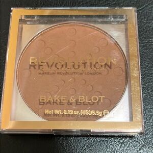 Revolution Bake & Blot Powder Deep Dark New 0.19 Oz New